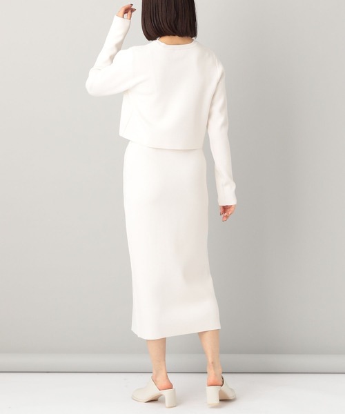 e/rm（イーアールエム）の「【e/rm】シルクコンクロップドプルオーバーニット（ニット/セーター・レディース・ブラック/アイボリー・FREE）」の12枚目の写真