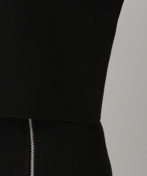 e/rm（イーアールエム）の「【e/rm】シルクコンクロップドプルオーバーニット（ニット/セーター・レディース・ブラック/アイボリー・FREE）」の18枚目の写真