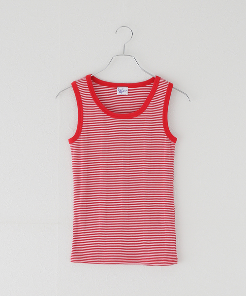 MILLER（ミラー）の「【Miller/ミラー】パネルリブタンクトップ（タンクトップ・レディース・レッド/ブラック/ホワイト/ブラック系その他/グリーン/イエロー系その他/イエロー・FREE）」の7枚目の写真