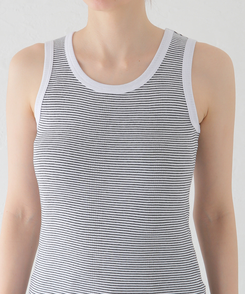 MILLER（ミラー）の「【Miller/ミラー】パネルリブタンクトップ（タンクトップ・レディース・レッド/ブラック/ホワイト/ブラック系その他/グリーン/イエロー系その他/イエロー・FREE）」の12枚目の写真