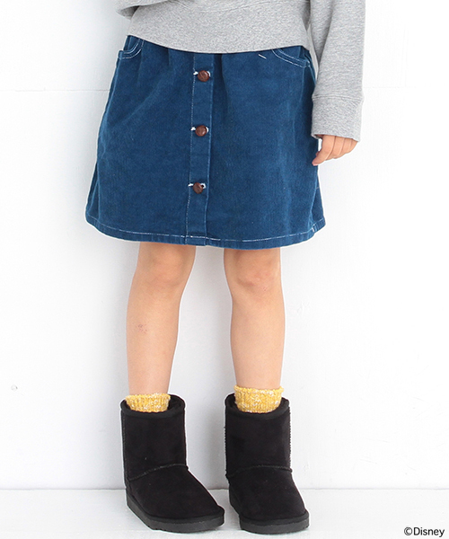 B:MING by BEAMS（ビーミングバイビームス）の「＜VERY12月号掲載＞ビーミング by ビームス / コーデュロイスカート（スカート・キッズ・ホワイト系その他/ブルー・140/110/100/90/130/120）」の2枚目の写真