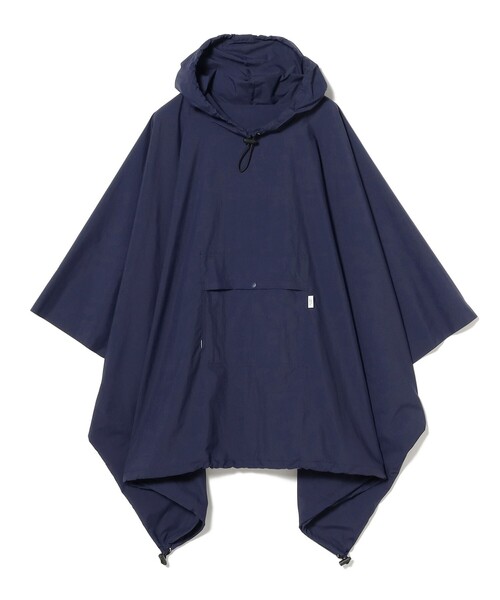 BEAMS JAPAN(ビームス ジャパン)の「〈UNISEX〉小松マテーレ × BEAMS JAPAN / 別注 ダントツ撥水(R) ポンチョ(ポンチョ・メンズ・ライトグレー/ネイビー/インディゴブルー・ONE SIZE)」の3枚目の写真