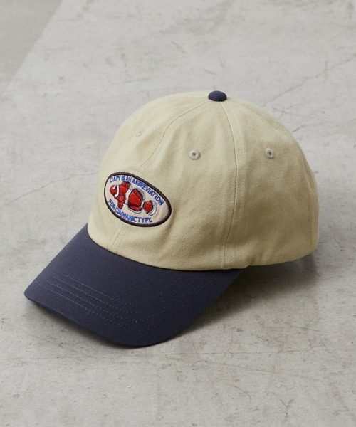 CIAOPANIC TYPY（チャオパニックティピー）の「【UNISEX】ワッペンバイカラーキャップ（キャップ・メンズ・ベージュ/アイボリー/ボルドー/グリーン/チャコールグレー・ONE SIZE）」の18枚目の写真