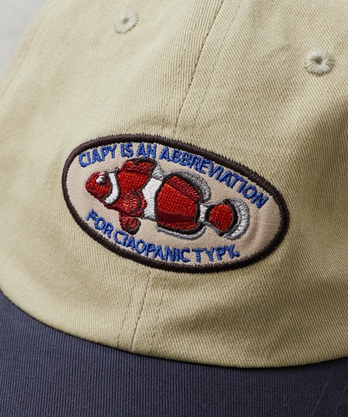 CIAOPANIC TYPY（チャオパニックティピー）の「【UNISEX】ワッペンバイカラーキャップ（キャップ・メンズ・ベージュ/アイボリー/ボルドー/グリーン/チャコールグレー・ONE SIZE）」の19枚目の写真
