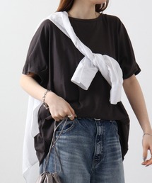 atONE ランダムシルエットノースリーブカットソー