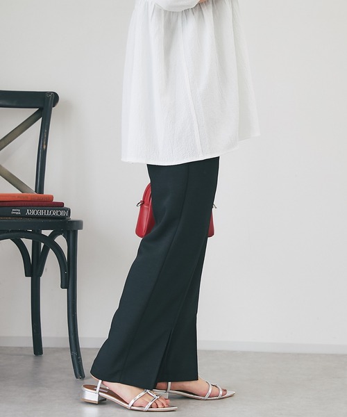 un dix cors（アンディコール）の「ツイードスリットパンツ（スラックス・レディース・ベージュ/オレンジ/ブラック・FREE）」の10枚目の写真