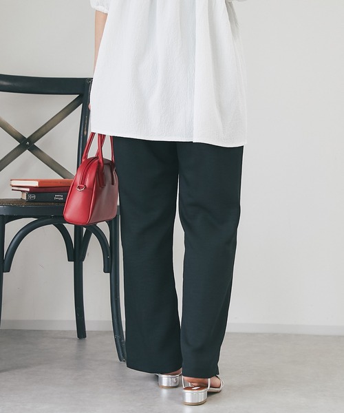 un dix cors（アンディコール）の「ツイードスリットパンツ（スラックス・レディース・ベージュ/オレンジ/ブラック・FREE）」の11枚目の写真