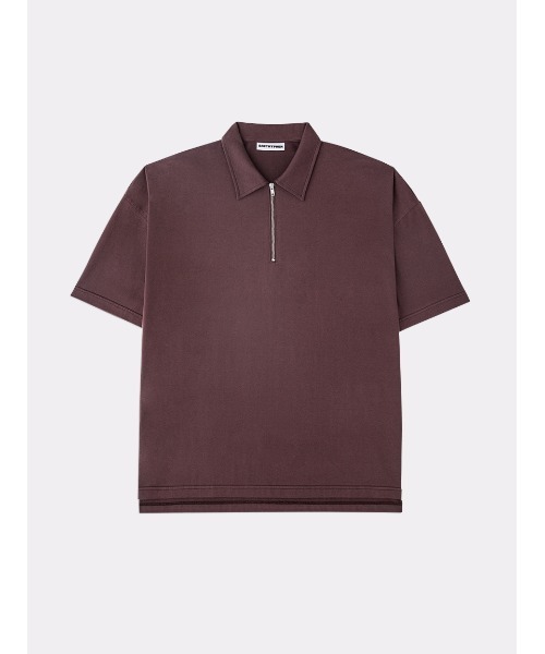 SOFTHYPHEN（ソフトハイフン）の「HALF ZIP PULLOVER（Tシャツ