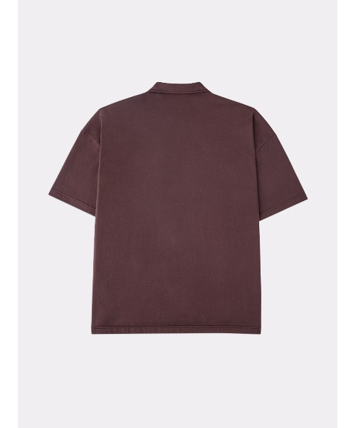 【2025SS】SOFTHYPHEN リフレクトパイピングロンT ソフトハイフン SOFTHYPHEN（ソフトハイフン）の「SHIRT SLEEVE HALF ZIP