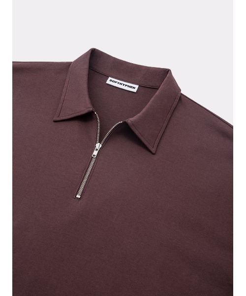 SOFTHYPHEN（ソフトハイフン）の「HALF ZIP PULLOVER（Tシャツ