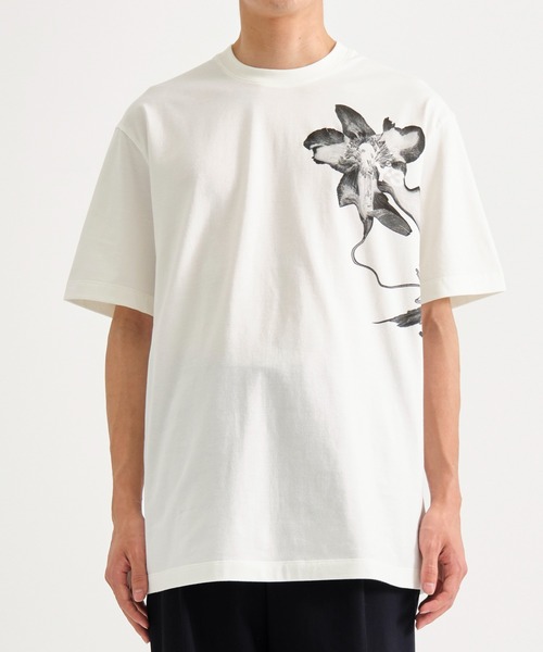Yohji Yamamoto(ヨウジヤマモト)の「【Y-3/ワイスリー】GFX SS TEE 1/グラフィックショートスリーブTシャツ1(Tシャツ/カットソー・メンズ・ホワイト・S/M)」の2枚目の写真