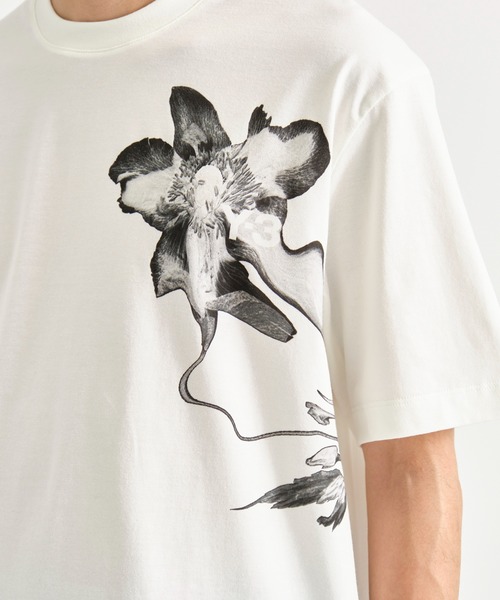 Yohji Yamamoto(ヨウジヤマモト)の「【Y-3/ワイスリー】GFX SS TEE 1/グラフィックショートスリーブTシャツ1(Tシャツ/カットソー・メンズ・ホワイト・S/M)」の7枚目の写真