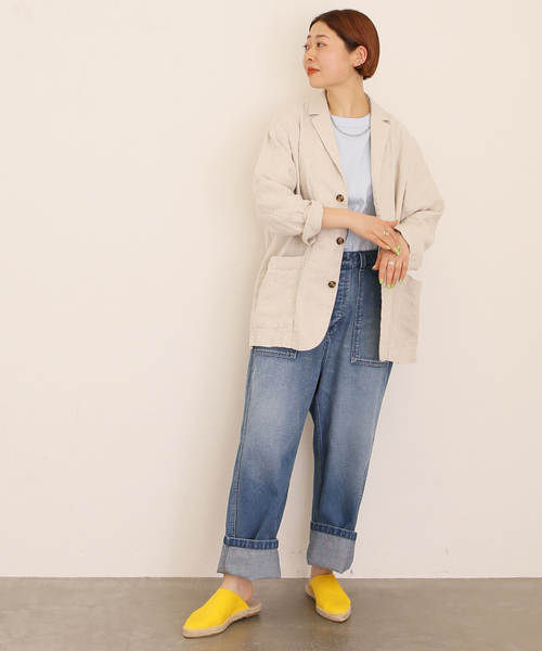 ジャーナルスタンダードラックス コルデラ リネンシャツジャケット 楽天市場】リネンワッシャー ジャケット journal standard luxe