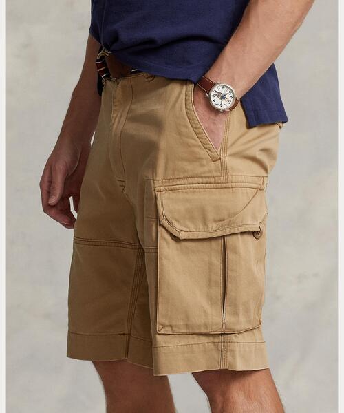 Ralph Lauren - coco 中古 ラルフローレン RALPH LAUREN メンズ パンツ M 緑×茶色 ロングパンツ カモフラ柄 裏起毛 ウエストゴム Ralph Lauren - coco 中古 ラルフローレン RALPH LAUREN メンズ
