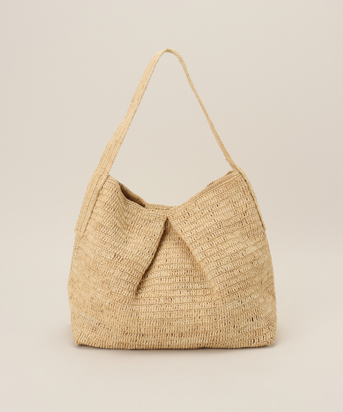 メゾンエヌアッシュパリ　Raffia TIFFANY soulder セール】MAISON N.H PARIS/メゾン エヌ アッシュ パリ Raffia