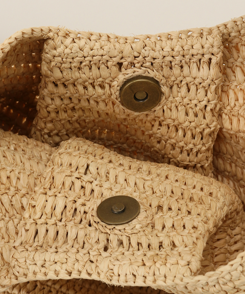 メゾンエヌアッシュパリ　Raffia TIFFANY soulder セール】MAISON N.H PARIS/メゾン エヌ アッシュ パリ Raffia