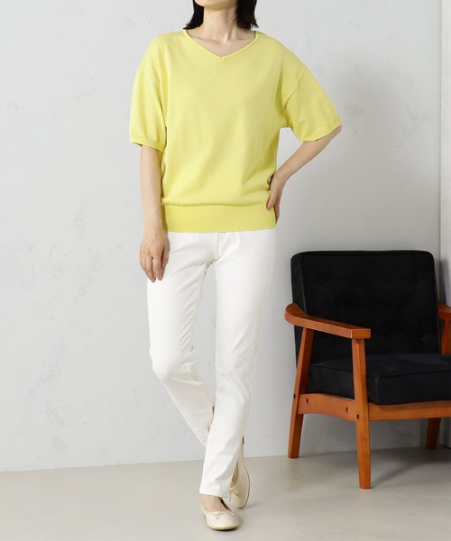 FOUND GOOD(ファウンドグッド)の「クールレギパン(その他パンツ・レディース・ブラック/ホワイト系5/グリーン系5/ネイビー/ブルー系5/イエロー系5・XL/L/M/S)」の11枚目の写真