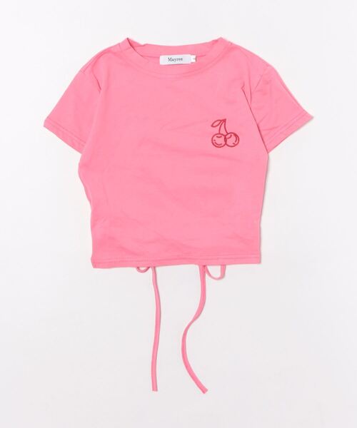 Mayree(メイリー)の「【Mayree】ショート丈クロップドチビTシャツ(Tシャツ/カットソー・レディース・グレー/イエロー/ピンク・SMALL/MEDIUM/LARGE)」の15枚目の写真