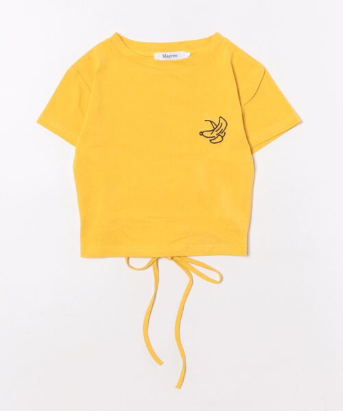 Mayree(メイリー)の「【Mayree】ショート丈クロップドチビTシャツ(Tシャツ/カットソー・レディース・グレー/イエロー/ピンク・SMALL/MEDIUM/LARGE)」の14枚目の写真