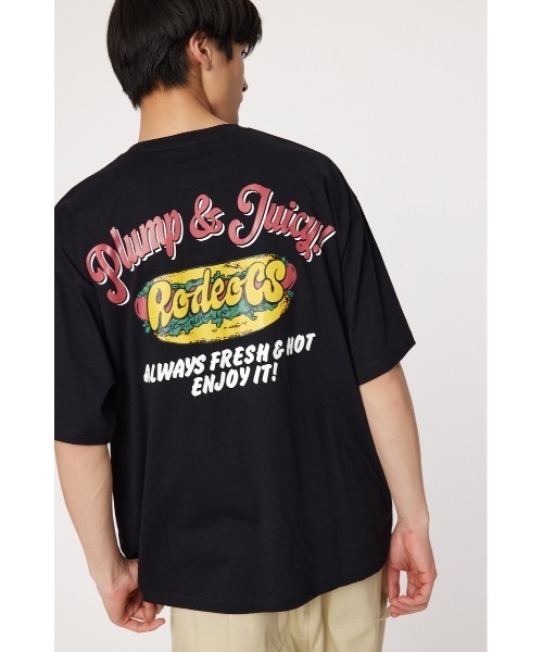 RODEO CROWNS WIDE BOWL（ロデオクラウンズワイドボウル）の「MUSTARD Tシャツ（Tシャツ/カットソー・メンズ・ネイビー/ホワイト/ブラック・LARGE/MEDIUM）」の2枚目の写真