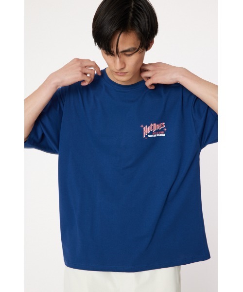 RODEO CROWNS WIDE BOWL（ロデオクラウンズワイドボウル）の「MUSTARD Tシャツ（Tシャツ/カットソー・メンズ・ネイビー/ホワイト/ブラック・LARGE/MEDIUM）」の4枚目の写真