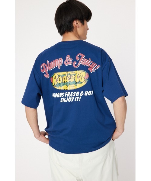 RODEO CROWNS WIDE BOWL（ロデオクラウンズワイドボウル）の「MUSTARD Tシャツ（Tシャツ/カットソー・メンズ・ネイビー/ホワイト/ブラック・LARGE/MEDIUM）」の6枚目の写真