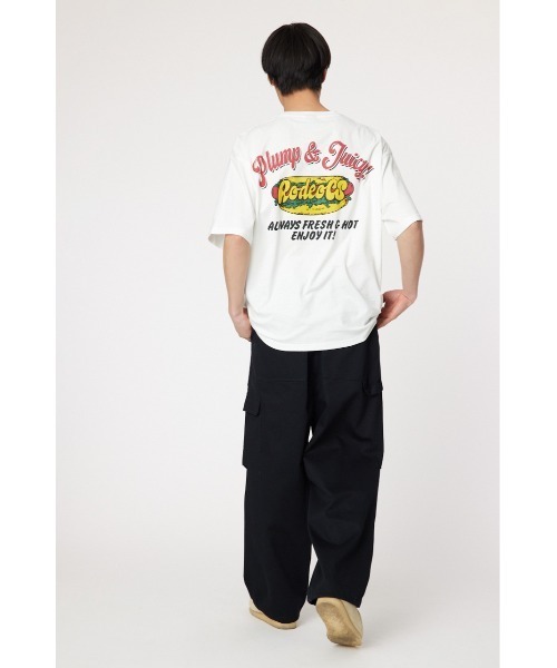 RODEO CROWNS WIDE BOWL（ロデオクラウンズワイドボウル）の「MUSTARD Tシャツ（Tシャツ/カットソー・メンズ・ネイビー/ホワイト/ブラック・LARGE/MEDIUM）」の12枚目の写真