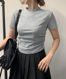 ハート刺繍半袖Tシャツ