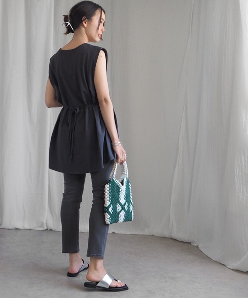 minia（ミニア）の「メタリックトングサンダル（サンダル・レディース・ブラック/シルバー/ブロンズ・LL/S/M/L）」の12枚目の写真