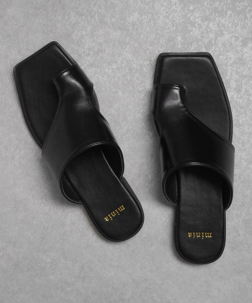 minia（ミニア）の「メタリックトングサンダル（サンダル・レディース・ブラック/シルバー/ブロンズ・LL/S/M/L）」の10枚目の写真