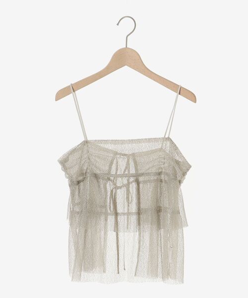 le.coeur blanc（ルクールブラン）の「メロンチュールキャミブラウス（シャツ/ブラウス・レディース・ブラック/モカ・38）」の12枚目の写真