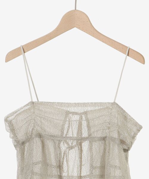 le.coeur blanc（ルクールブラン）の「メロンチュールキャミブラウス（シャツ/ブラウス・レディース・ブラック/モカ・38）」の22枚目の写真