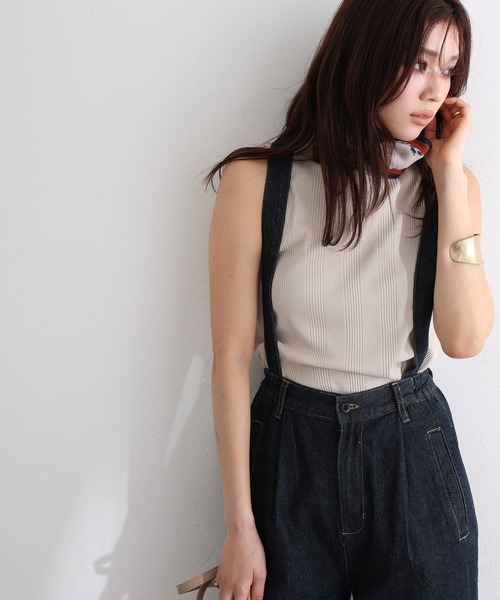 ElegChic（エレグシック）の「取り外し可能サスペンダーデニムワイドパンツ（サロペット/オーバーオール・レディース・ネイビー/ブルー/ネイビー系・M/L/XL/3L/4L）」の17枚目の写真