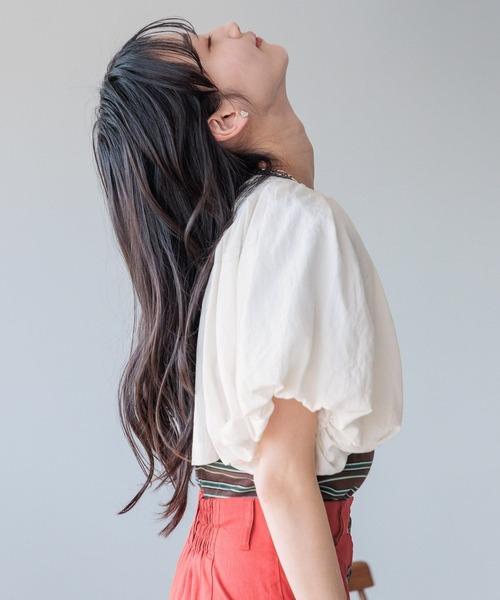 LOWRYS FARM（ローリーズファーム）の「ＰＵＴＯＮボレロ　108011（カーディガン/ボレロ・レディース・アイボリー/ブラック・FREE）」の7枚目の写真