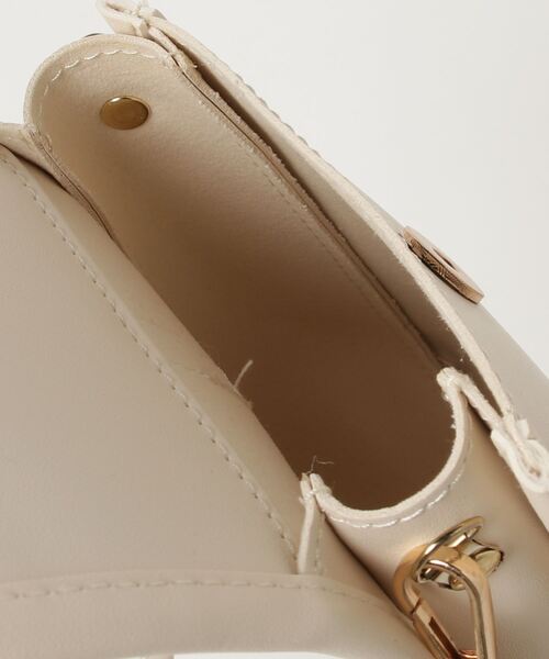 RUBY AND YOU（ルビーアンドユー）の「［select］フラップショルダーバッグ（ショルダーバッグ・レディース・ブラック/アイボリー/ブラウン・FREE）」の10枚目の写真