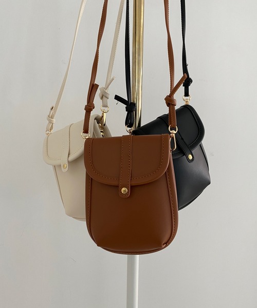 RUBY AND YOU（ルビーアンドユー）の「［select］フラップショルダーバッグ（ショルダーバッグ・レディース・ブラック/アイボリー/ブラウン・FREE）」の12枚目の写真