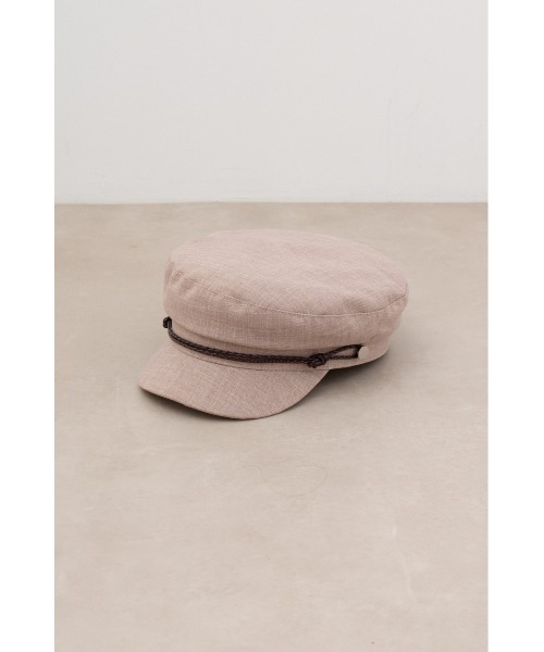 AZUL by moussy(アズールバイマウジー)の「ブレイディッドロープキャスケット(キャップ・レディース・ベージュ/ブラック・FREE)」の15枚目の写真