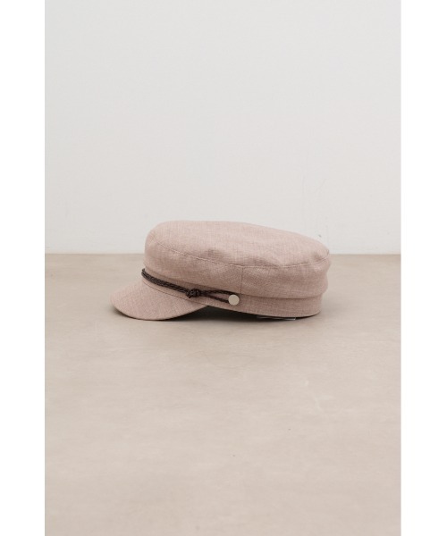 AZUL by moussy(アズールバイマウジー)の「ブレイディッドロープキャスケット(キャップ・レディース・ベージュ/ブラック・FREE)」の14枚目の写真