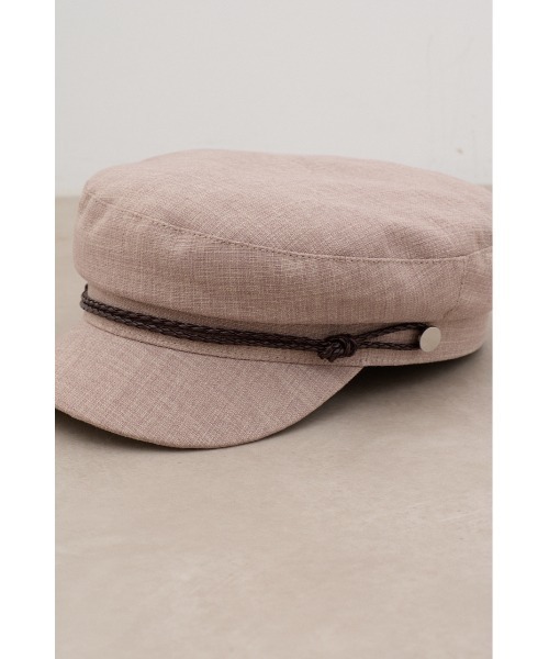 AZUL by moussy(アズールバイマウジー)の「ブレイディッドロープキャスケット(キャップ・レディース・ベージュ/ブラック・FREE)」の11枚目の写真