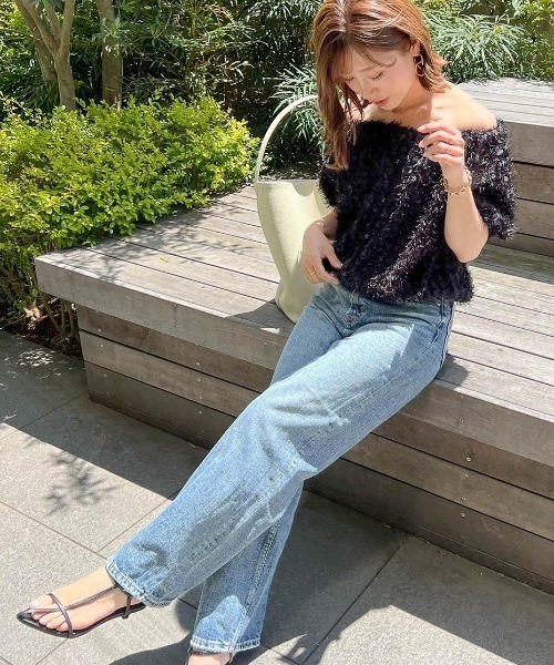 AMELY(エミリー)の「【コラボ】マルチウェイオフショルダー(シャツ/ブラウス・レディース・ホワイト/ブラック/ホワイト系その他/ブラック系その他・フリー)」の17枚目の写真