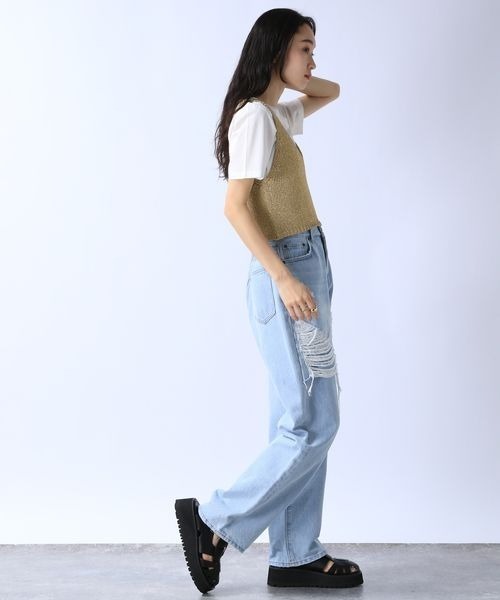 DSC/レイヤードディテールデニムパンツ 【公式通販】