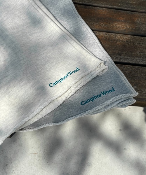 CAMPHOR WOOD（カンファーウッド）の「roll neck wide baggy sweat half pants / ロールネックスウェットワイドバギーハーフパンツ（スウェットパンツ・メンズ・オートミール/杢グレー・SMALL/MEDIUM/LARGE）」の11枚目の写真