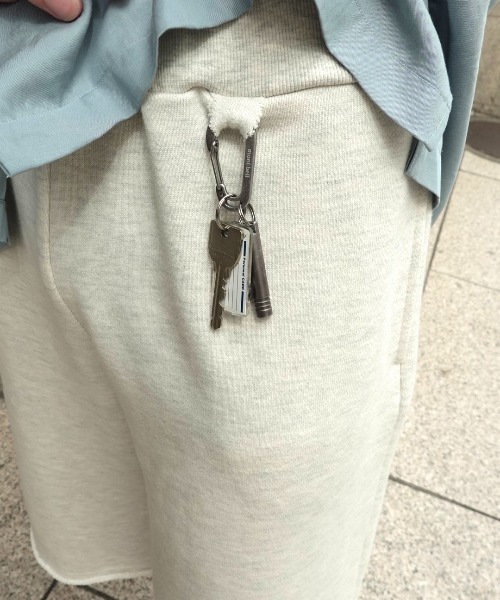 CAMPHOR WOOD（カンファーウッド）の「roll neck wide baggy sweat half pants / ロールネックスウェットワイドバギーハーフパンツ（スウェットパンツ・メンズ・オートミール/杢グレー・SMALL/MEDIUM/LARGE）」の13枚目の写真
