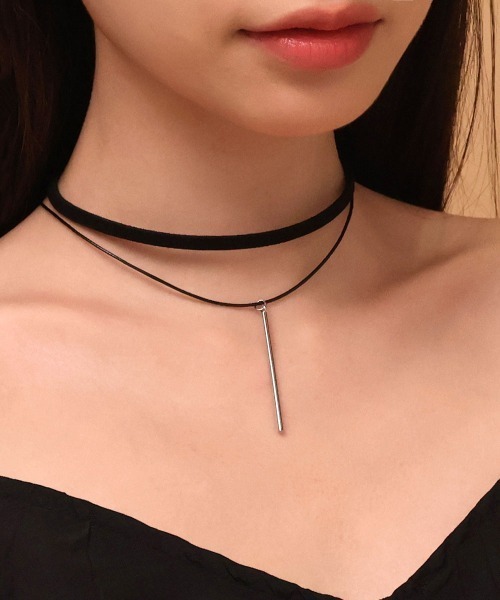 CEMONEMO（セモネモ）の「【デザイン追加】ベロア 2連 チョーカー（チョーカー・レディース・その他3/その他2/その他1/その他4・FREE）」の17枚目の写真