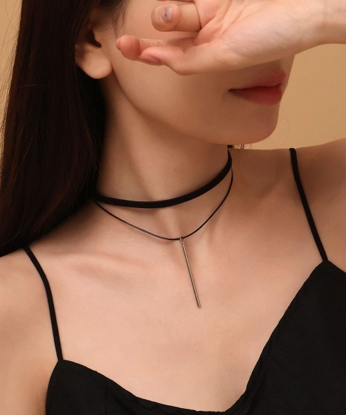 CEMONEMO（セモネモ）の「【デザイン追加】ベロア 2連 チョーカー（チョーカー・レディース・その他3/その他2/その他1/その他4・FREE）」の21枚目の写真