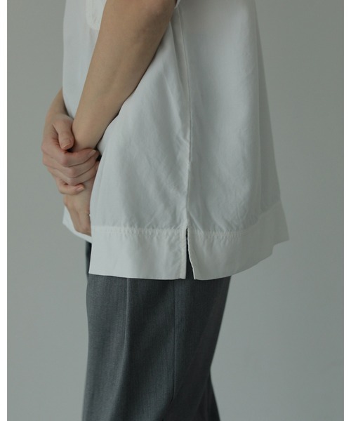 anuke(アンヌーク)の「Oversize Pocket Pullover(Tシャツ/カットソー・レディース・ブラック/ホワイト・FREE)」の5枚目の写真