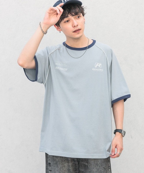 セール】天竺/オーバーサイズゲームTシャツ（Tシャツ/カットソー
