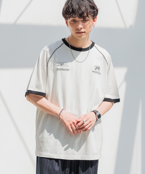 RAGEBLUE（レイジブルー）の「天竺/オーバーサイズゲームTシャツ（Tシャツ/カットソー・メンズ・ブルー/ホワイト/ブラック・MEDIUM/LARGE）」の21枚目の写真