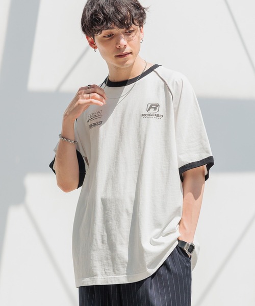 RAGEBLUE（レイジブルー）の「天竺/オーバーサイズゲームTシャツ（Tシャツ/カットソー・メンズ・ブルー/ホワイト/ブラック・MEDIUM/LARGE）」の19枚目の写真