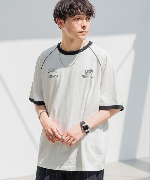 セール】天竺/オーバーサイズゲームTシャツ（Tシャツ/カットソー